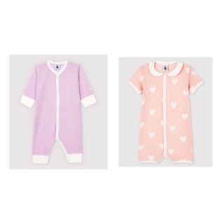 プチバトー(PETIT BATEAU)のさばとら様専用②(ロンパース)