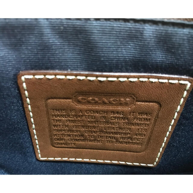 COACH(コーチ)のCoachデニムパッチワーク　ミニバック/ポーチ レディースのバッグ(ショルダーバッグ)の商品写真