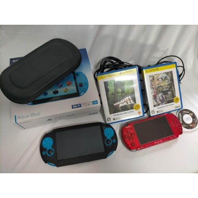 PSVita+PSP ソフト＆ケースセット