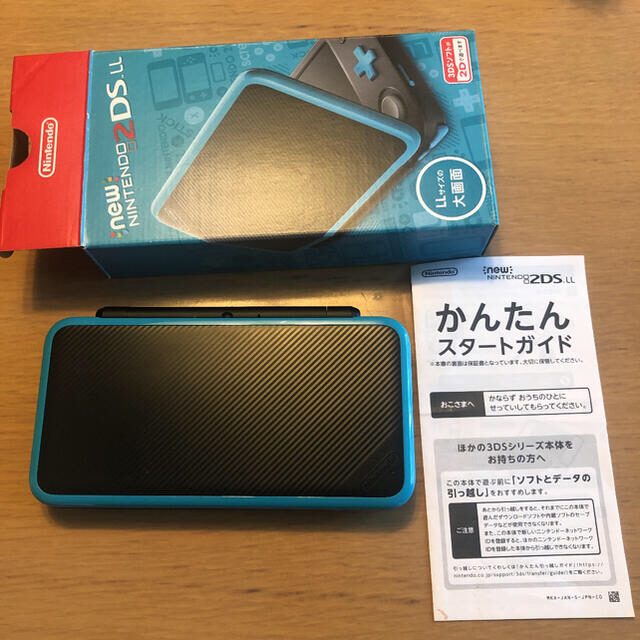 任天堂Newニンテンドー2DS LL ブラック×ターコイズ