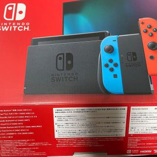 ニンテンドースイッチ(Nintendo Switch)のNintendo Switch JOY-CON(L) ネオンブルー/(R) ネオ(家庭用ゲーム機本体)