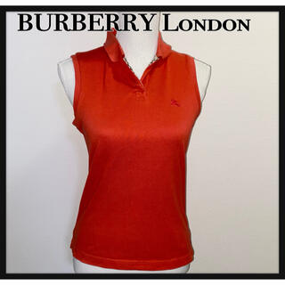 バーバリー(BURBERRY)のBURBERRY London ノースリーブ ポロシャツ(ポロシャツ)
