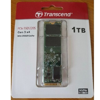 トランセンド(Transcend)の1TB SSD　M.2 PCIe NVMe TS1TMTE220S(PCパーツ)