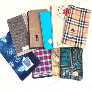 バーバリー(BURBERRY)の値下げ！ハンカチ9点セット　バーバリー、TAKEO KIKUCHI他　新品！(ハンカチ)