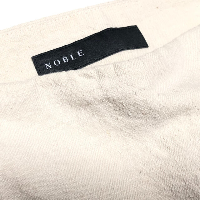 Noble(ノーブル)の値下げ！【2019SS】NOBLE/リネン シルク混紡 ネップ ラップ スカート レディースのスカート(ひざ丈スカート)の商品写真