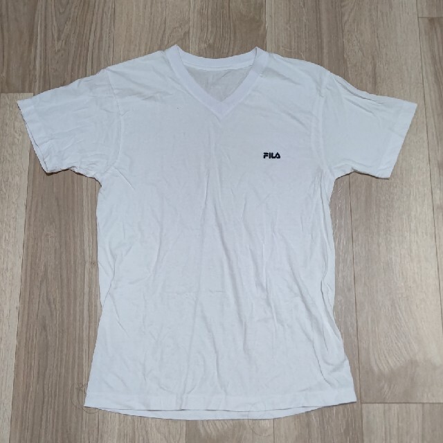 FILA(フィラ)の半袖白Tシャツ■FILA メンズのトップス(Tシャツ/カットソー(半袖/袖なし))の商品写真