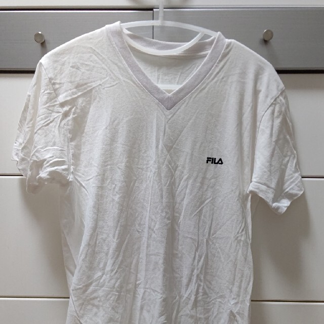 FILA(フィラ)の半袖白Tシャツ■FILA メンズのトップス(Tシャツ/カットソー(半袖/袖なし))の商品写真