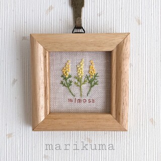 【送料無料】mimosa＊インテリアフレーム02(ドライフラワー)