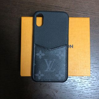 ルイヴィトン(LOUIS VUITTON)のLOUIS VUITTON iPhoneバンパー X/Xsモノグラムエクリプス(iPhoneケース)