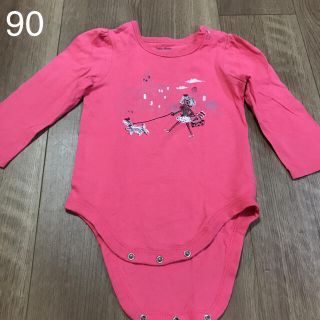 ベビーギャップ(babyGAP)のロンパース  7分袖　長袖　90  babygap  ベビーギャップ (Tシャツ/カットソー)