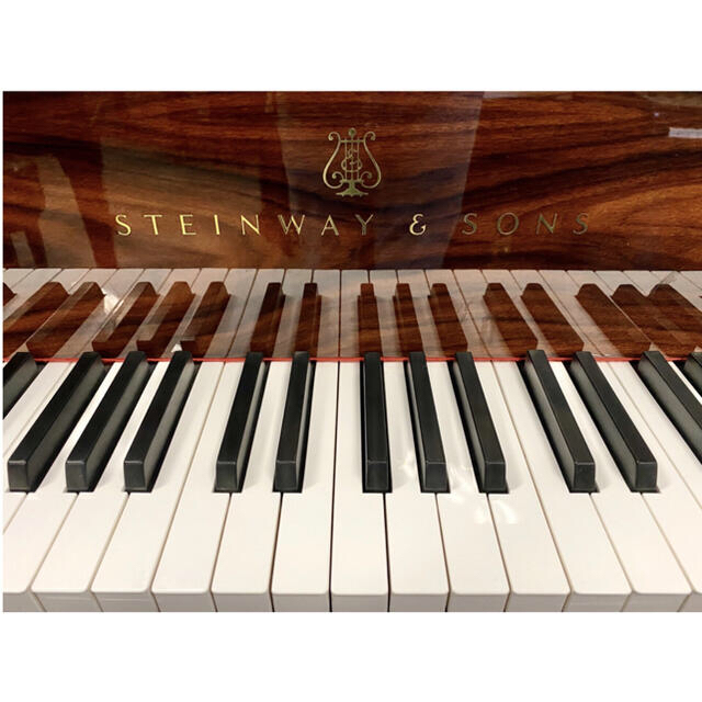 スタインウェイ Steinway グランドピアノ ステッカー 厚0.07mm