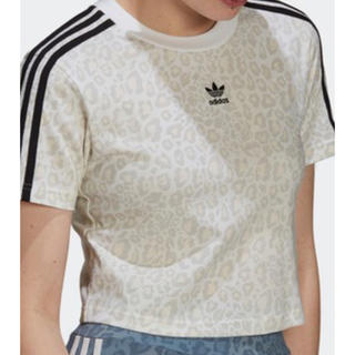 アディダス(adidas)の新品未使用タグ付きadidas クロップドTシャツ　Lサイズ(Tシャツ(半袖/袖なし))