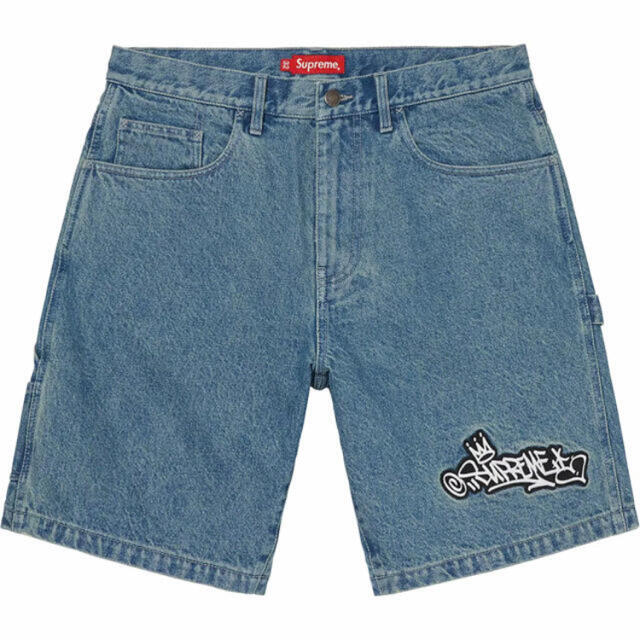 Supreme Handstyle Denim Painter Short 30パンツ