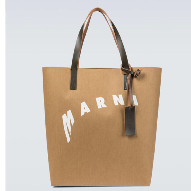 MARNI マルニ 新品 セルロース カーフスキン ロゴ トートバッグ