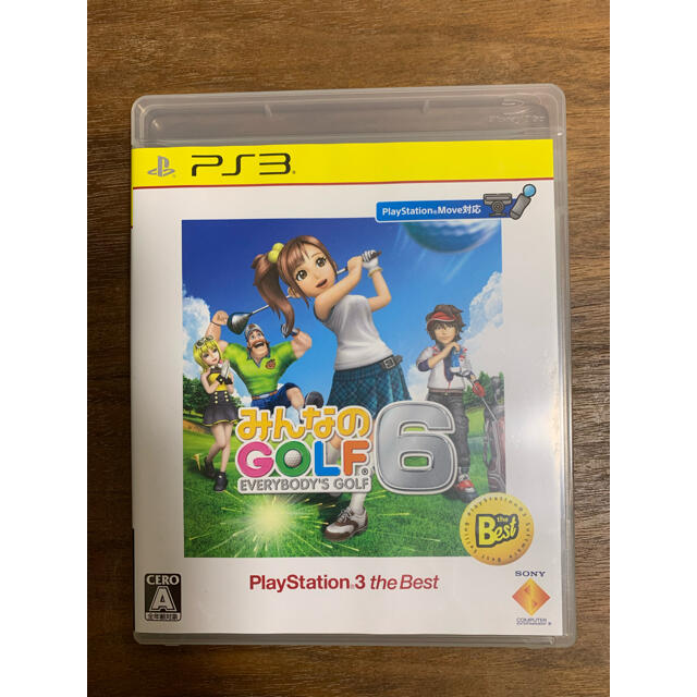 PlayStation3(プレイステーション3)のみんなのGOLF 6（PlayStation 3 the Best） PS3 エンタメ/ホビーのゲームソフト/ゲーム機本体(家庭用ゲームソフト)の商品写真