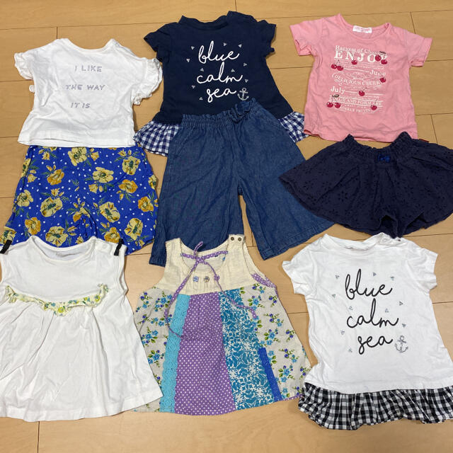 RAG MART(ラグマート)の子供服 女の子 90 夏物　まとめ売り キッズ/ベビー/マタニティのキッズ服女の子用(90cm~)(Tシャツ/カットソー)の商品写真