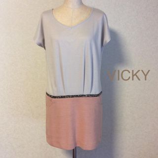 ビッキー(VICKY)のVICKY＊ドッキングワンピース(ミニワンピース)