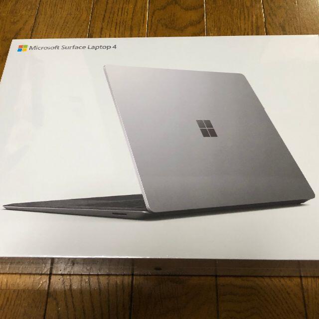 Microsoft - SurfaceLaptop4 13'5新品プラチナR5/256G/16G/3年保