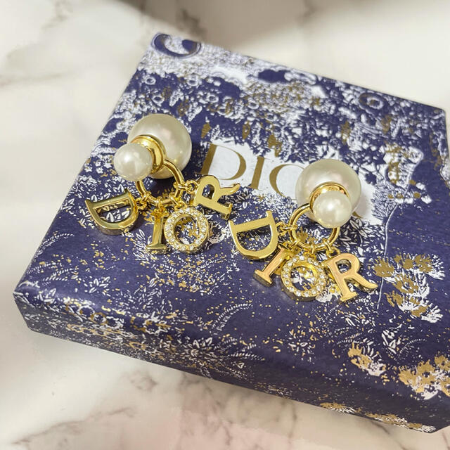 Dior ディオール ピアス パール ゴールド2cm