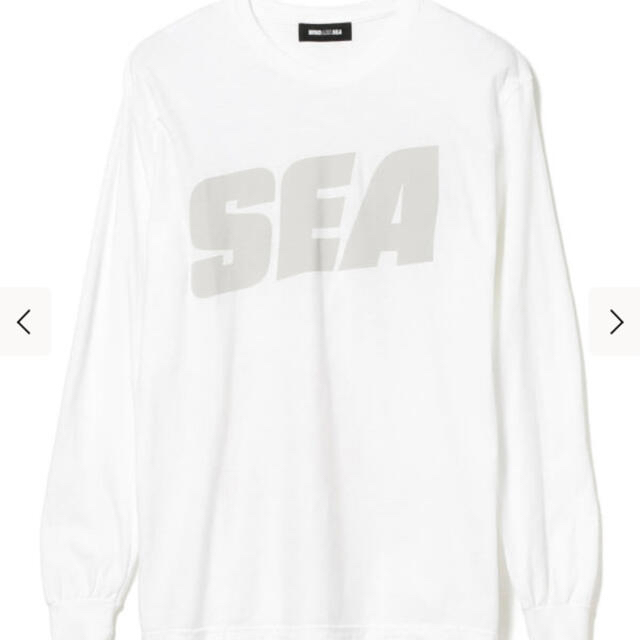 SEA(シー)のWIND AND SEA ロングTシャツ Sサイズ ホワイト メンズのトップス(Tシャツ/カットソー(七分/長袖))の商品写真