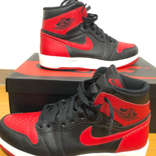 【26.5cm 】nike air jordan 1 high BRED