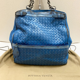 ボッテガ(Bottega Veneta) トートバッグ(レディース)（ブルー 