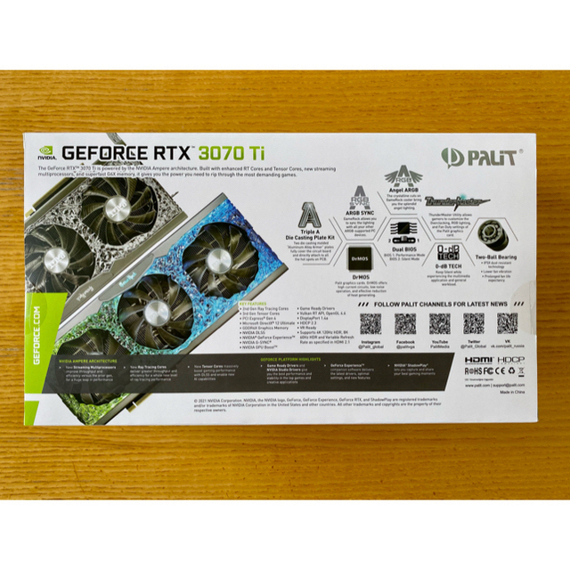 【新品・未開封】最終値下げRTX 3070 Ti GameRock OC 8GB