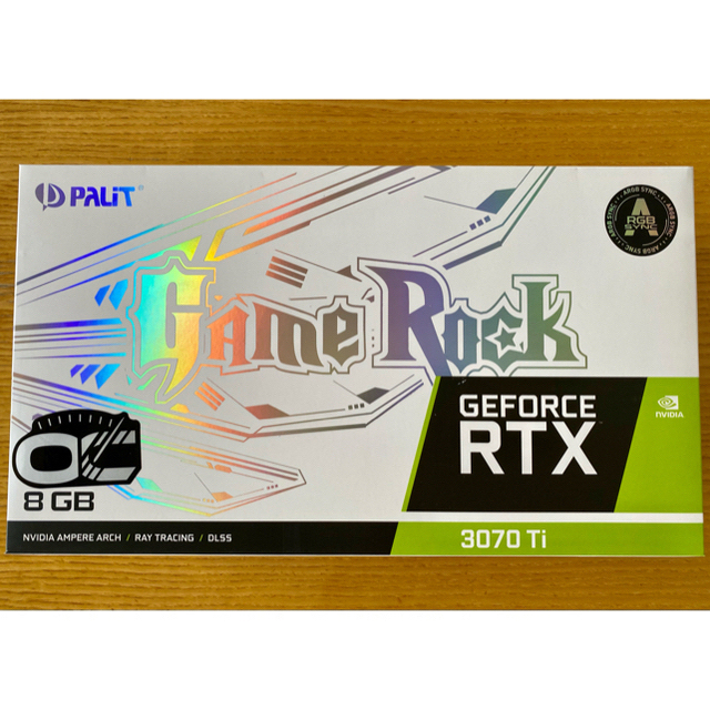 新品・未開封】最終値下げRTX 3070 Ti GameRock OC 8GBPCパーツ