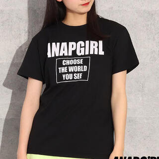 アナップキッズ(ANAP Kids)のアナップ　アナップガール　Tシャツ ロゴ　新品　タグ付(Tシャツ/カットソー)