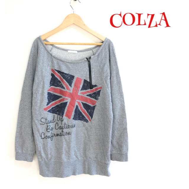 COLZA(コルザ)の【希少】❤️COLZA❤️ シャツ ブラウス グレー 〈M〉 コルザ 春 夏 レディースのトップス(シャツ/ブラウス(長袖/七分))の商品写真