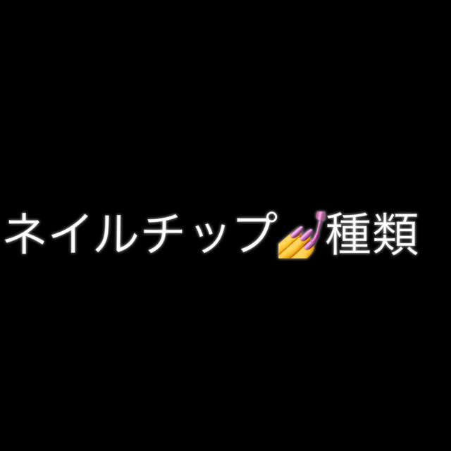 ネイルチップ　種類つけ爪/ネイルチップ