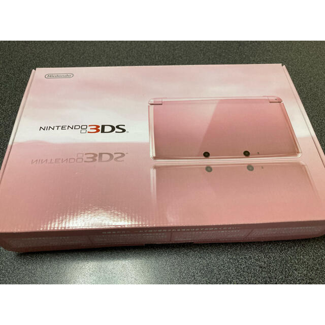 ニンテンドー3DS(ニンテンドー3DS)の★通電確認のみ　新品未使用　ニンテンドー3DS CTR-001 ミスティピンク　 エンタメ/ホビーのゲームソフト/ゲーム機本体(携帯用ゲーム機本体)の商品写真