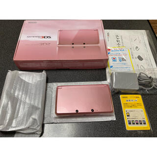 ニンテンドー3DS(ニンテンドー3DS)の★通電確認のみ　新品未使用　ニンテンドー3DS CTR-001 ミスティピンク　(携帯用ゲーム機本体)