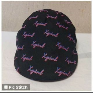 エックスガール(X-girl)のX-girl CHEWY LOGO HUNTING CAP ハンチングキャップ(ハンチング/ベレー帽)