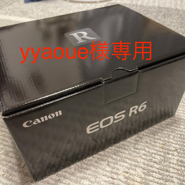 CANON EOS R6 本体のみ 新品スマホ/家電/カメラ