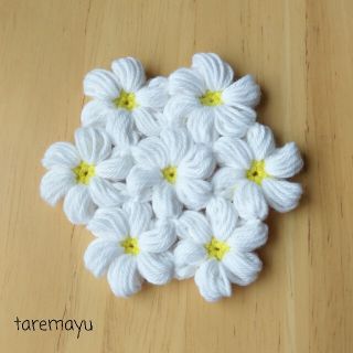 小花のコースター　9cm(雑貨)