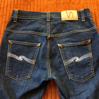 ヌーディジーンズ(Nudie Jeans)のnudie jeans ヌーディージーンズ　シンフィン　29×32 美品(デニム/ジーンズ)