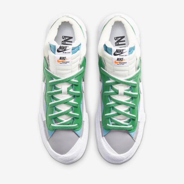 sacai(サカイ)の【新品未使用】sacai × NIKE BLAZER LOW 27.0cm メンズの靴/シューズ(スニーカー)の商品写真