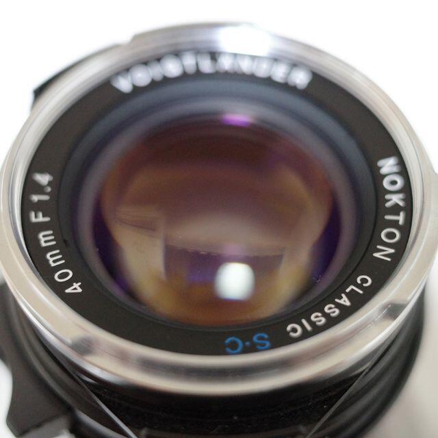 最終値下げ NOKTON classic 40mm F1.4＋ヘリコイドアダプタ スマホ/家電/カメラのカメラ(レンズ(単焦点))の商品写真