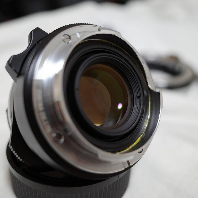 最終値下げ NOKTON classic 40mm F1.4＋ヘリコイドアダプタ スマホ/家電/カメラのカメラ(レンズ(単焦点))の商品写真