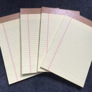 コストコ(コストコ)の【4冊セット】TOPS リーガルパッド ジュニアサイズ50シート(ノート/メモ帳/ふせん)