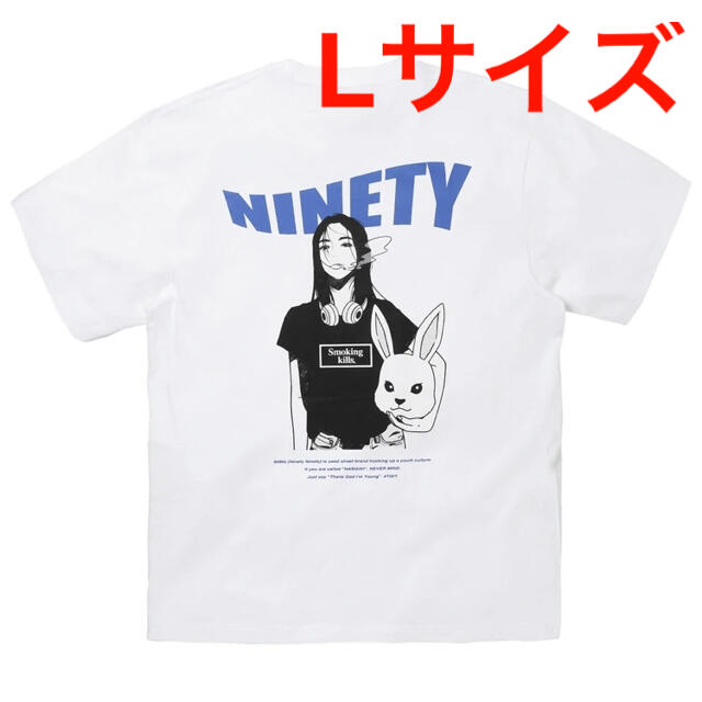 #FR2 × 9090 Smoking Girl Tee(ホワイト) Lサイズトップス