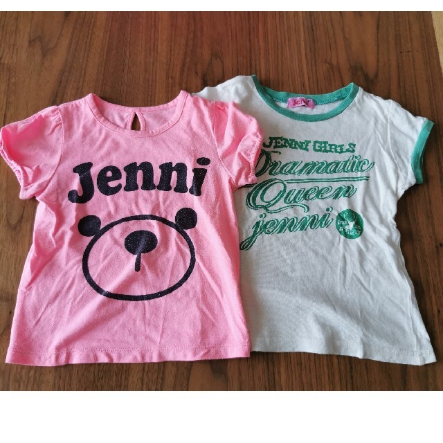 JENNI(ジェニィ)のJENNI☆Tシャツ　2枚セット　100 キッズ/ベビー/マタニティのキッズ服女の子用(90cm~)(Tシャツ/カットソー)の商品写真