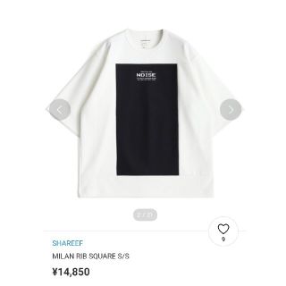 シャリーフ(SHAREEF)の【最終値下げ】SHAREEF MILAN RIB SQUARE S/S(Tシャツ/カットソー(半袖/袖なし))