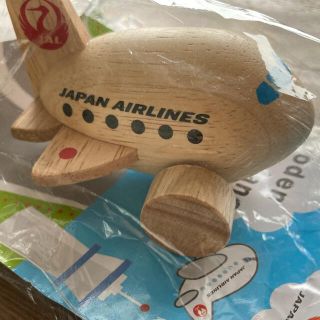 ジャル(ニホンコウクウ)(JAL(日本航空))のJAL 飛行機　おもちゃ　wood(模型/プラモデル)