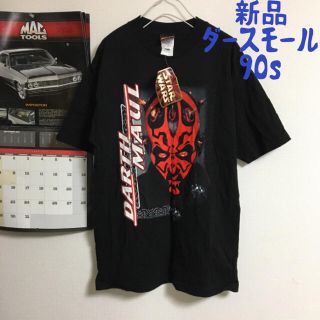 激レア　新品　スターウォーズ　ダースモール　USA製　90s Tシャツ(Tシャツ/カットソー(半袖/袖なし))