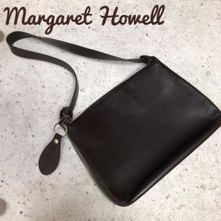 マーガレットハウエル(MARGARET HOWELL)のMHL マーガレットハウエル　レザーショルダーバッグ(ショルダーバッグ)