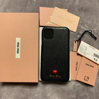 ミュウミュウ(miumiu)のミュウミュウ MIU MIU 2021年春夏新作  iPhone11ケース (iPhoneケース)