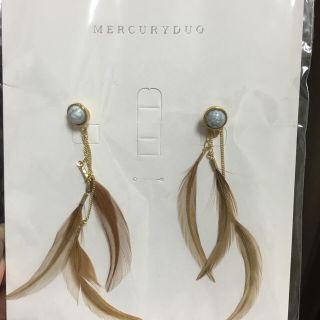 マーキュリーデュオ(MERCURYDUO)の未開封 マーキュリー フェザー ピアス(ピアス)