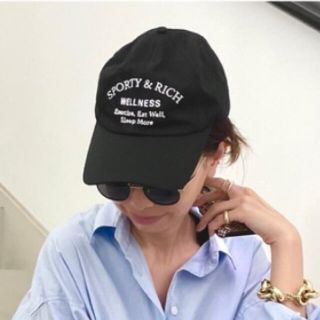 アパルトモンドゥーズィエムクラス(L'Appartement DEUXIEME CLASSE)の【新品未使用】SPORTY&RICH WELLNESS STUDIO CAP(キャップ)